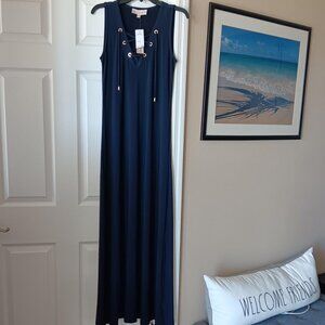 PHILOSPHY Dress Long Maxi Navy Size Small NEW